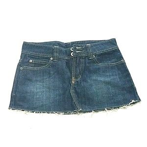 Jeans mini skirt